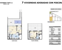 Nieuwbouw Woningen - Top Floor Bungalow -
Pilar de la Horadada - pueblo