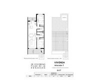 Nieuwbouw Woningen - Top Floor Bungalow -
Pilar de la Horadada - pueblo