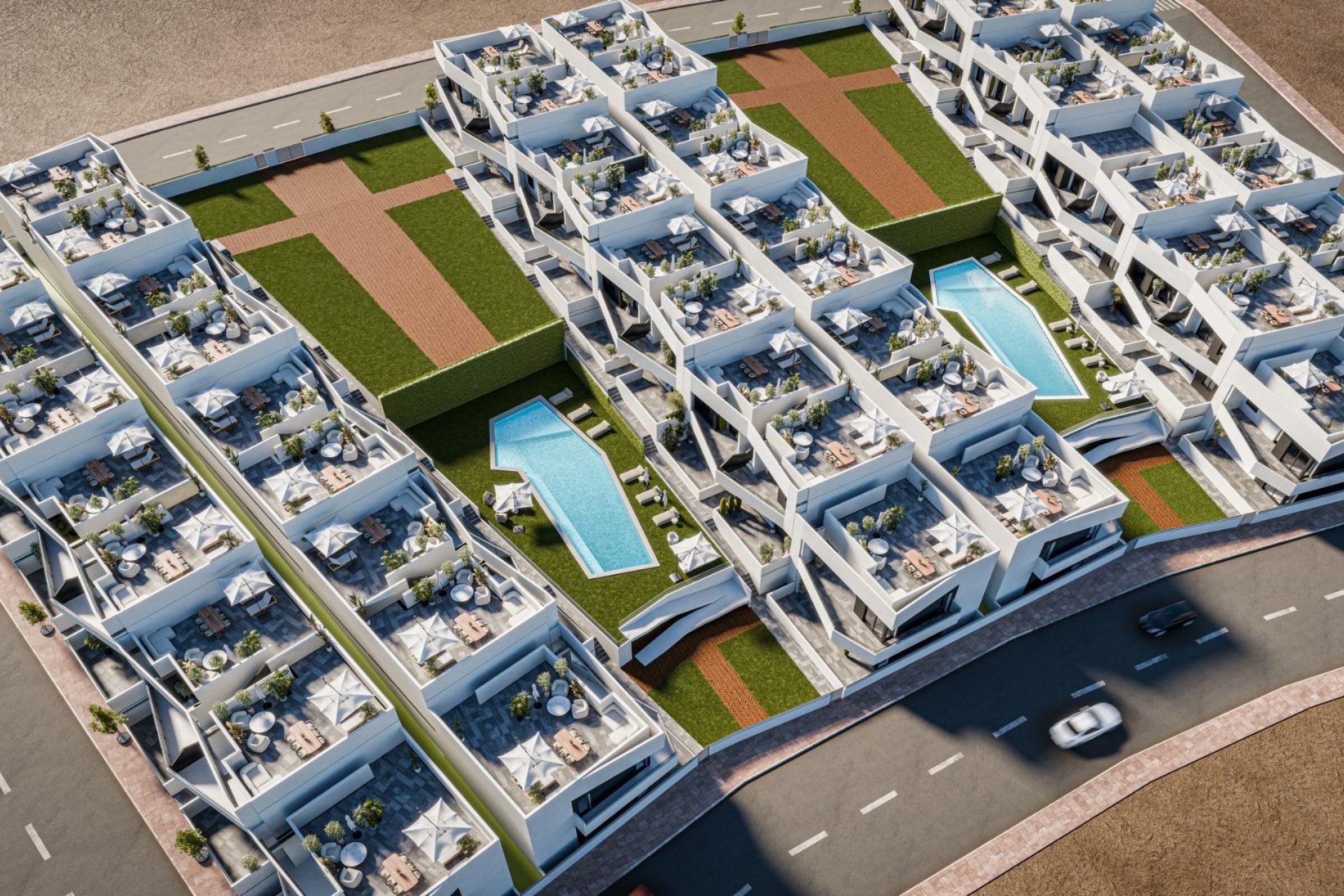 Nieuwbouw Woningen - Top Floor Bungalow -
San Miguel de Salinas - Pueblo