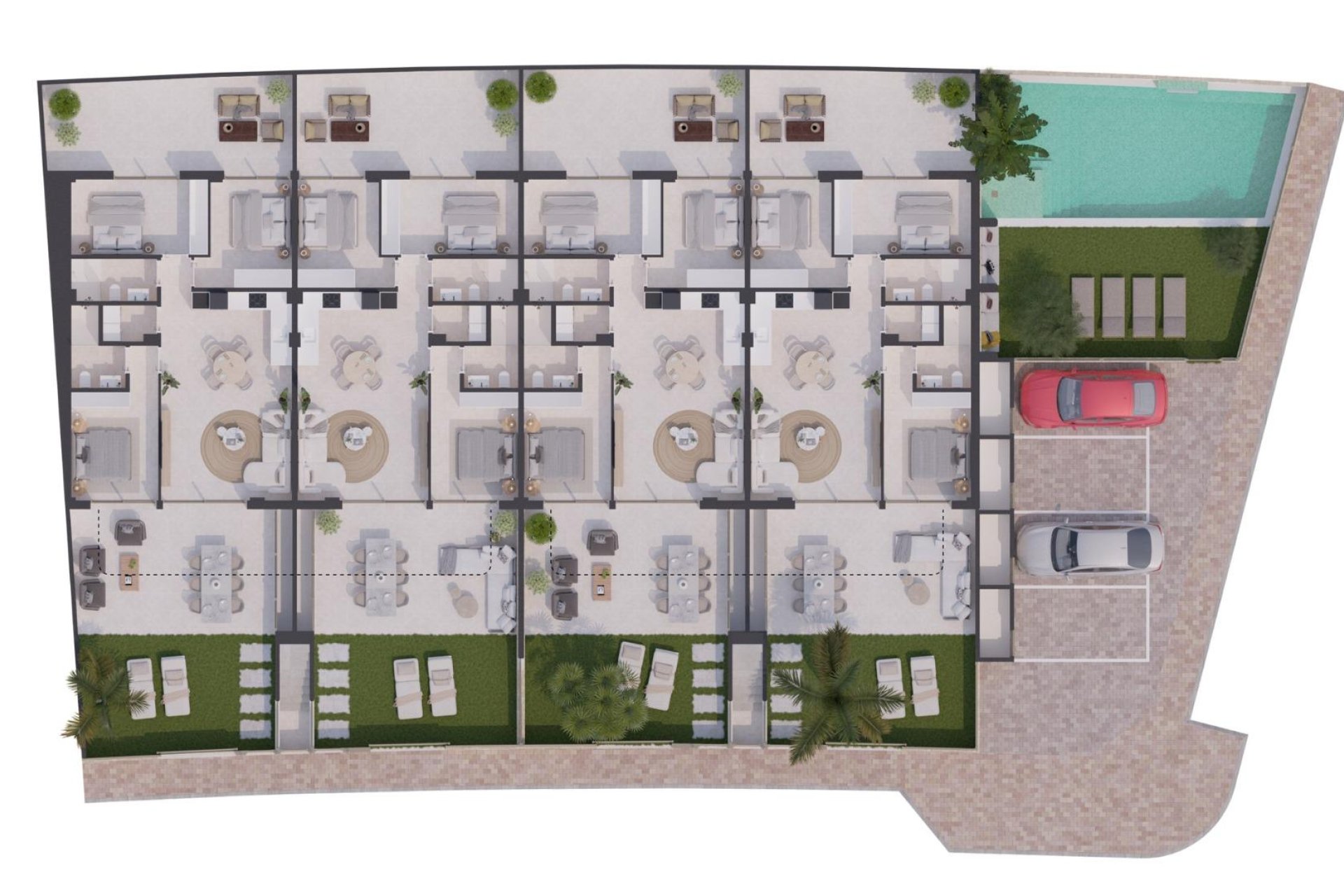 Nieuwbouw Woningen - Top Floor Bungalow -
San Pedro del Pinatar - Los Cuarteros