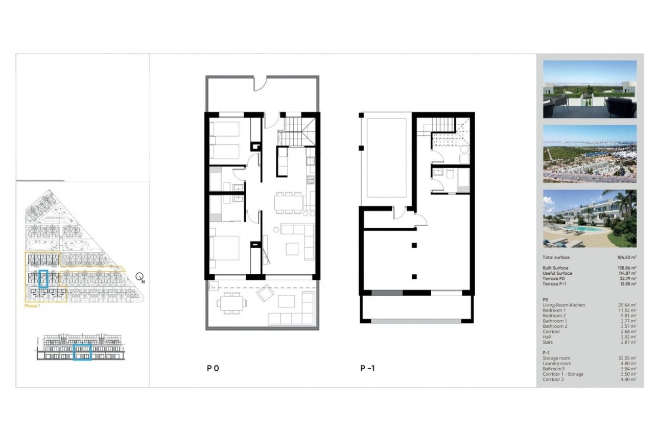 Nieuwbouw Woningen - Top Floor Bungalow -
Torrevieja - Lago Jardín II