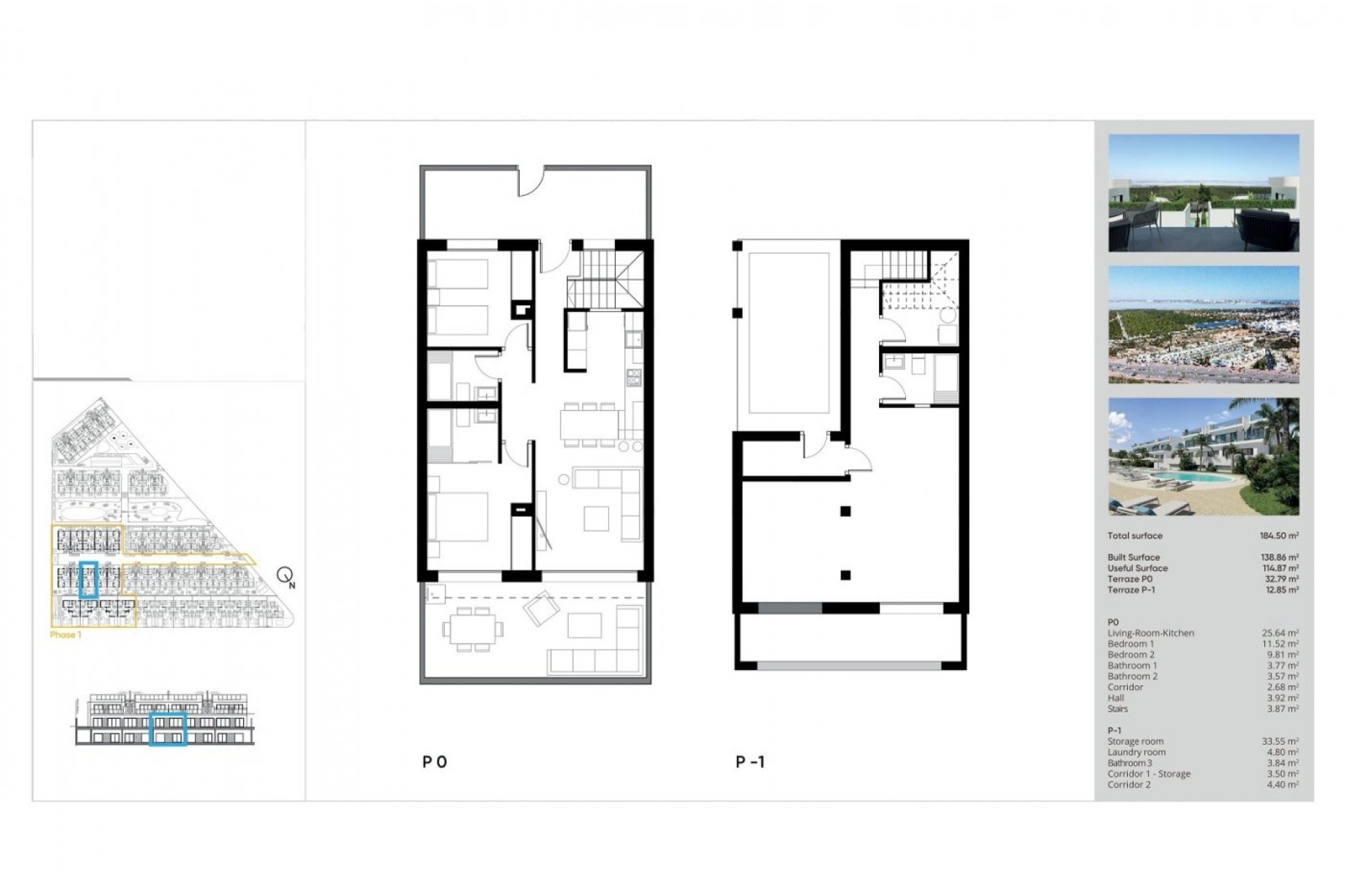 Nieuwbouw Woningen - Top Floor Bungalow -
Torrevieja - Lago Jardín II