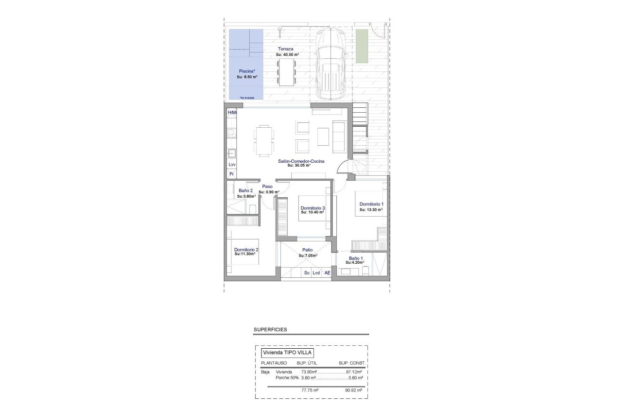 Nieuwbouw Woningen - Town House -
Alhama De Murcia - Condado De Alhama