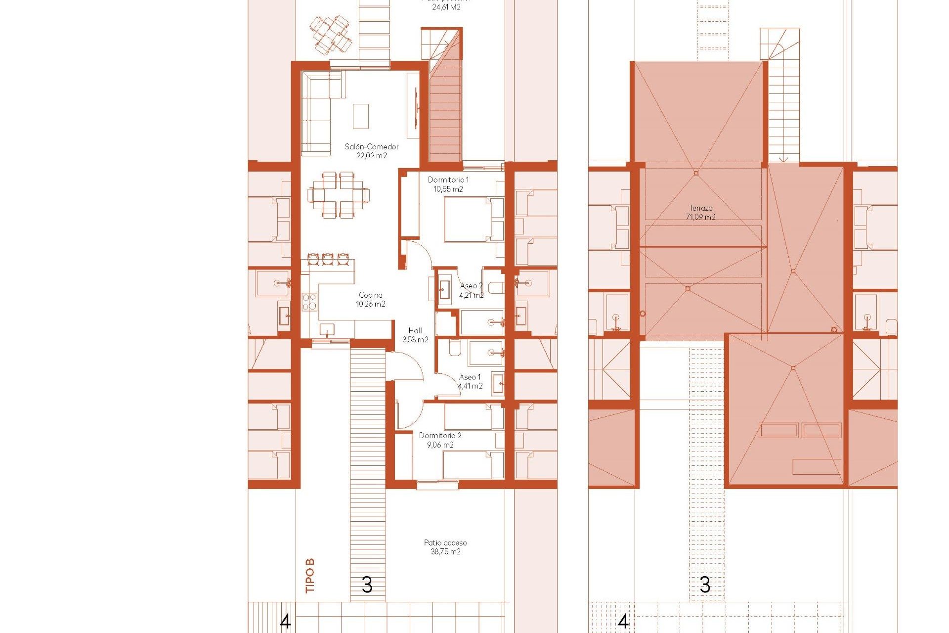 Nieuwbouw Woningen - Town House -
Baños y Mendigo - Altaona Golf And Country Village