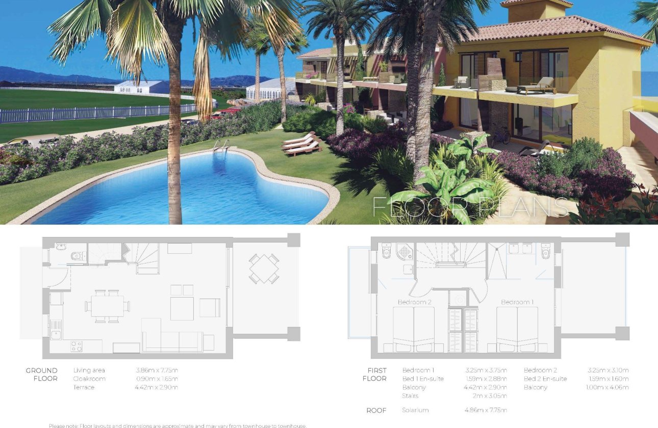 Nieuwbouw Woningen - Town House -
Cuevas Del Almanzora - Desert Spring Golf