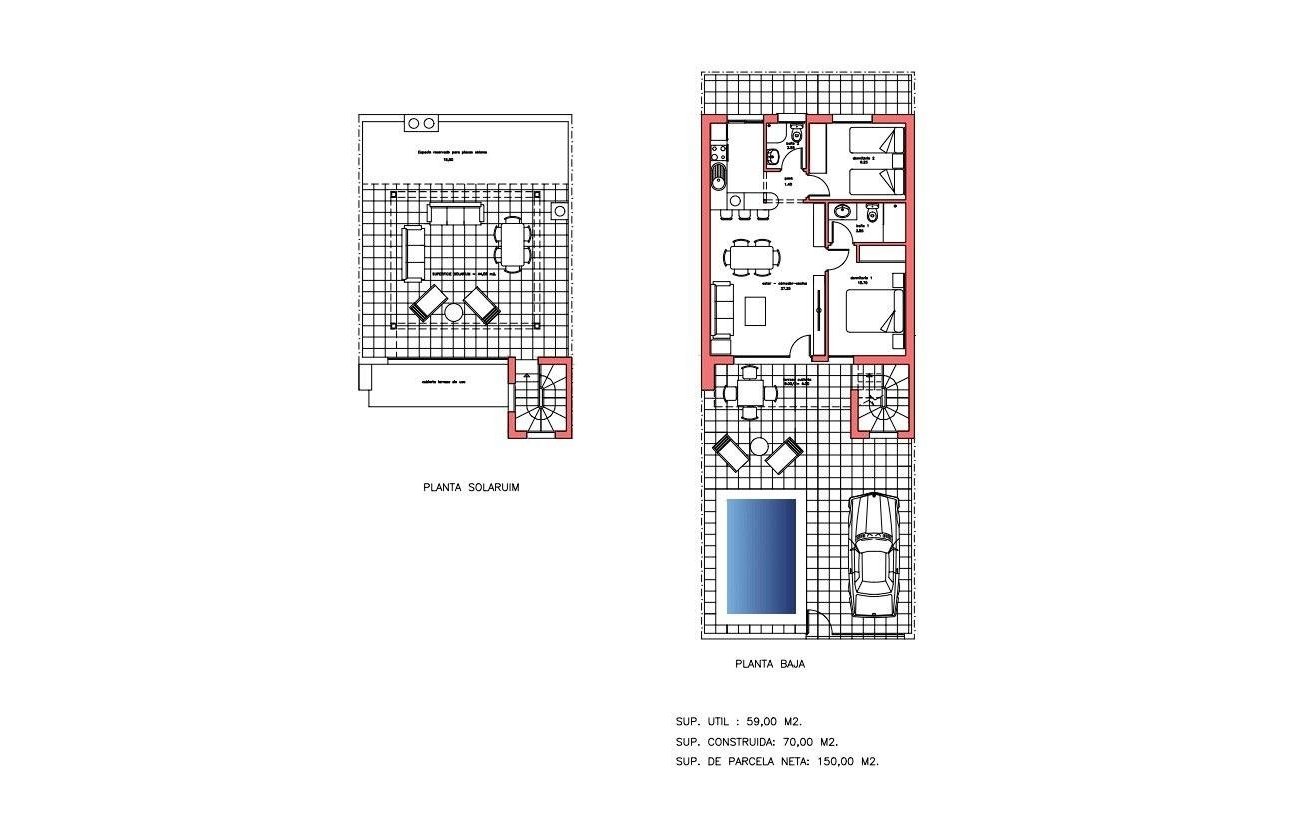 Nieuwbouw Woningen - Town House -
Fuente Álamo - La Pinilla