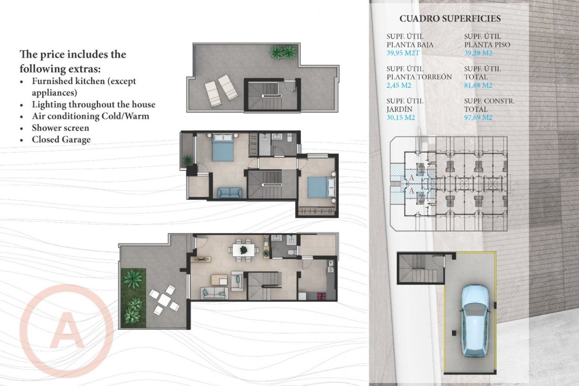 Nieuwbouw Woningen - Town House -
La Manga del Mar Menor - La Manga