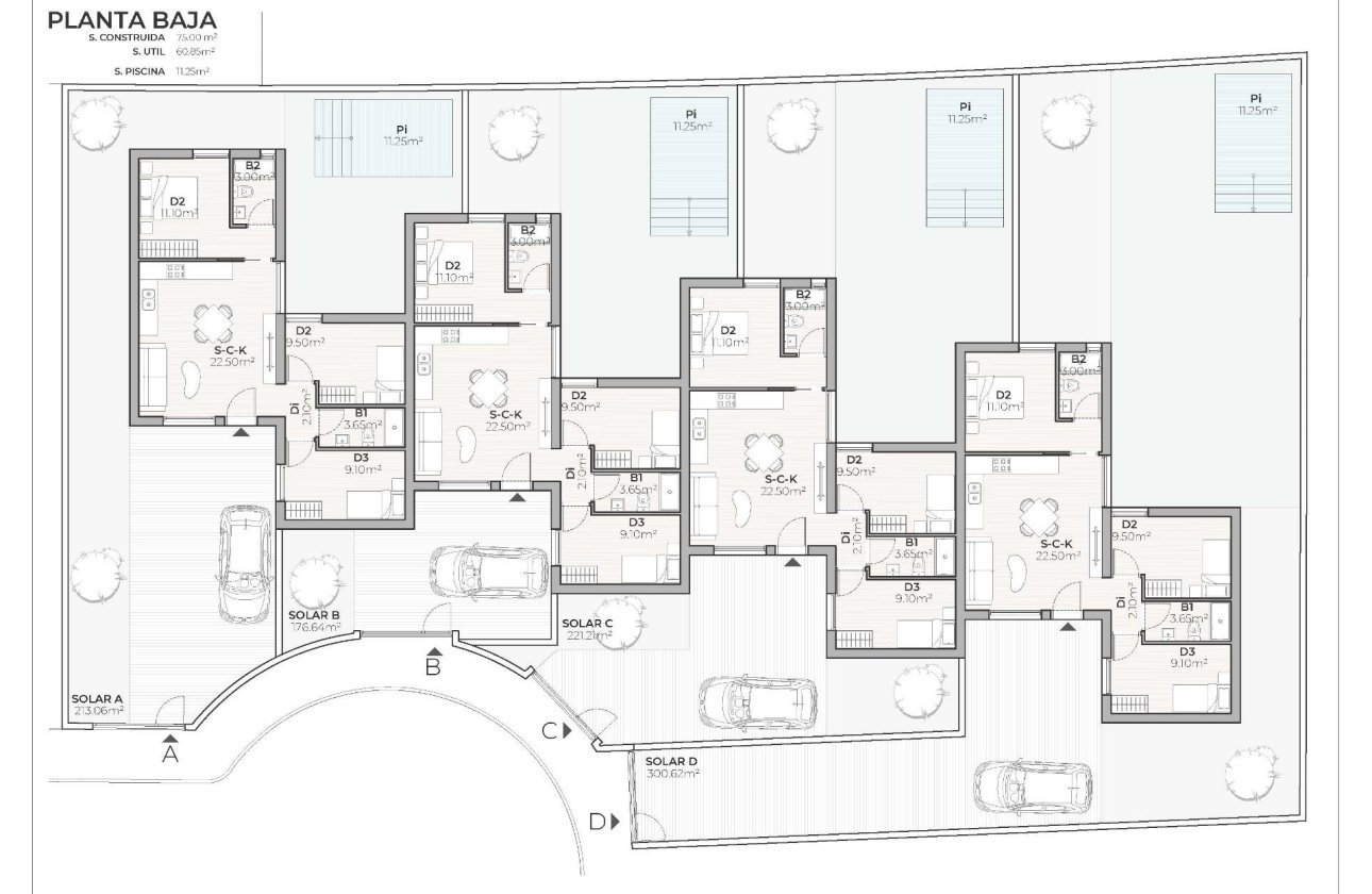 Nieuwbouw Woningen - Town House -
Mazarron - Country Club