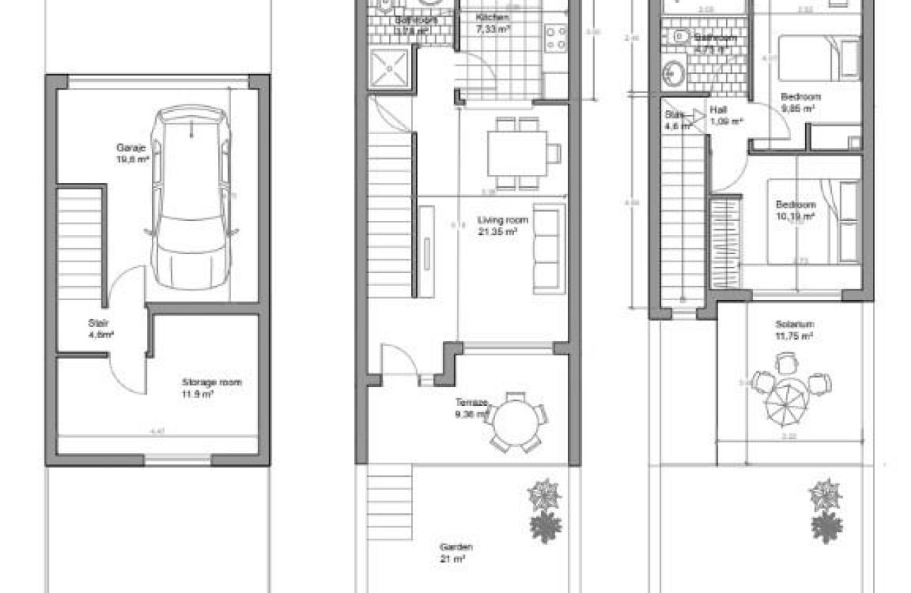 Nieuwbouw Woningen - Town House -
Mutxamel - Valle Del Sol