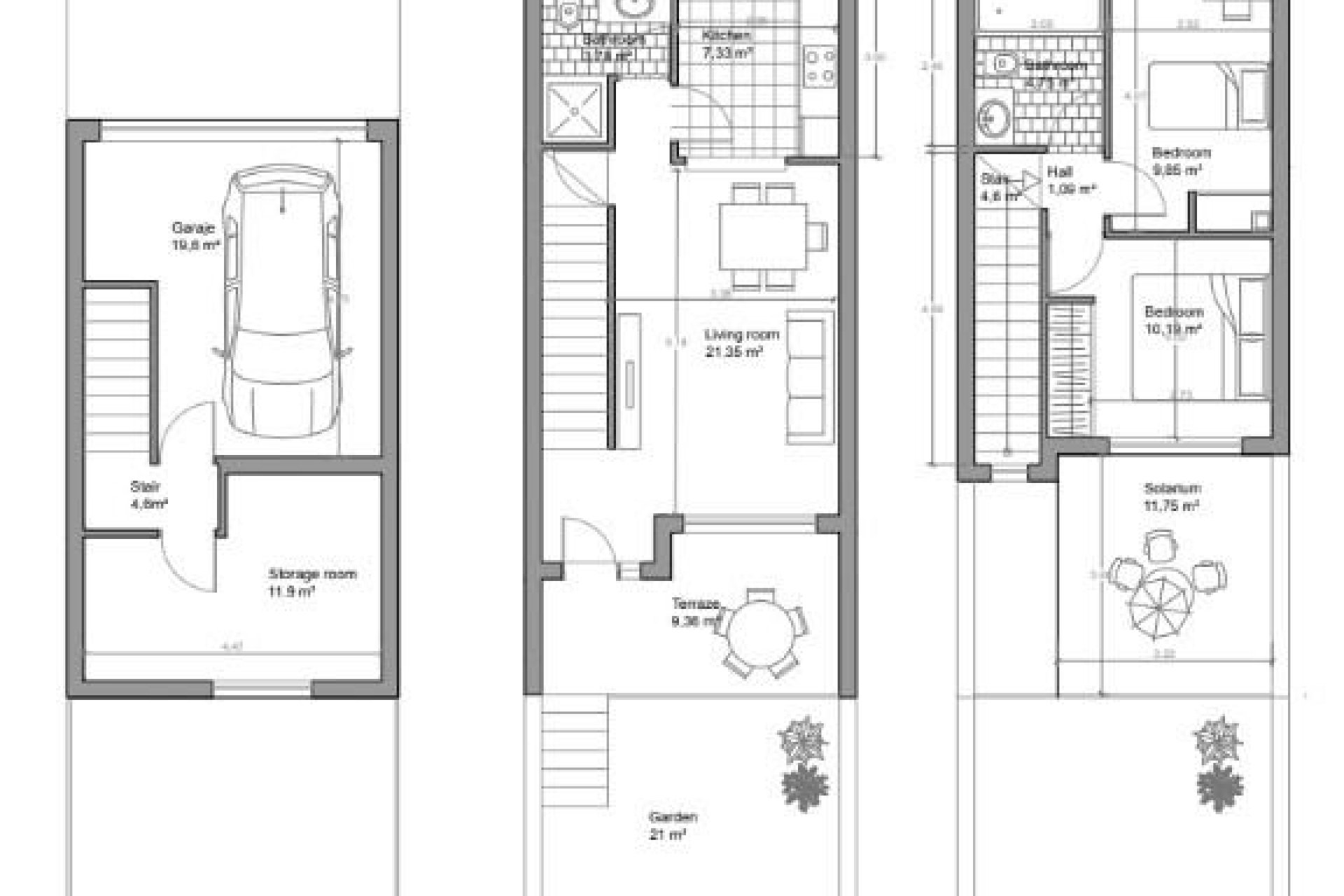 Nieuwbouw Woningen - Town House -
Mutxamel - Valle Del Sol