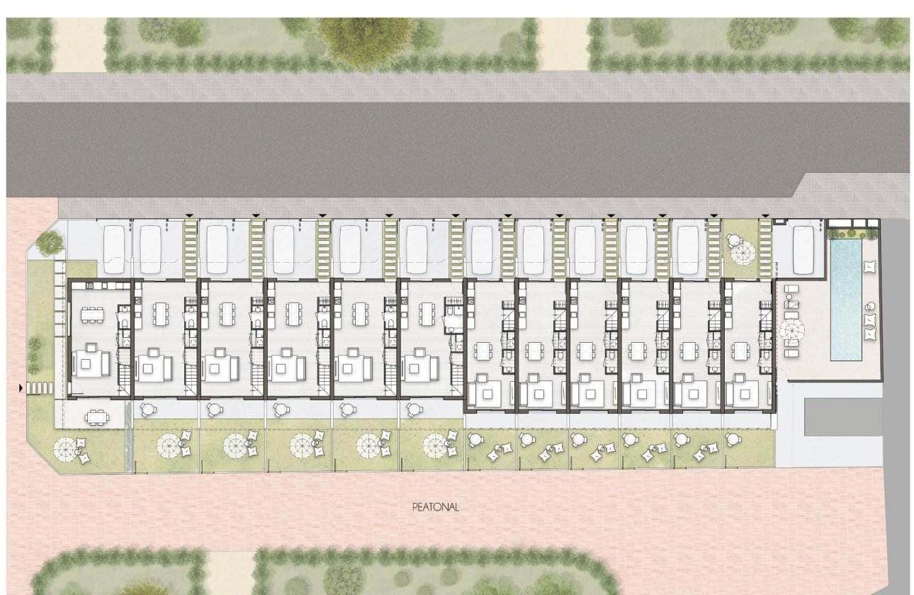 Nieuwbouw Woningen - Town House -
Pilar de la Horadada - pueblo