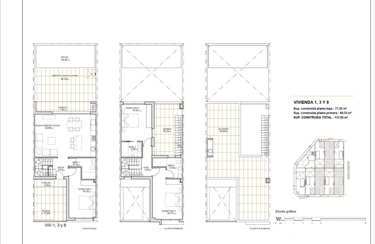 Nieuwbouw Woningen - Town House -
San Javier - pueblo