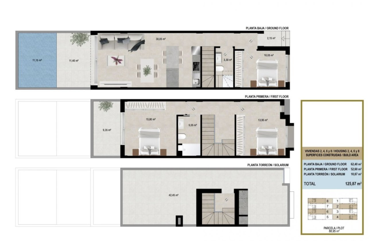 Nieuwbouw Woningen - Town House -
San Javier - pueblo