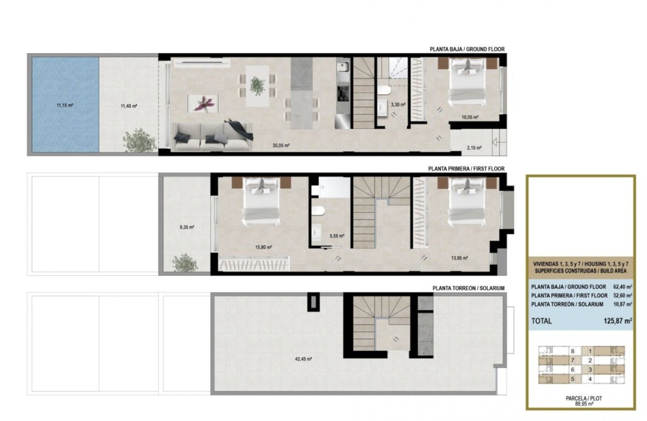 Nieuwbouw Woningen - Town House -
San Javier - pueblo