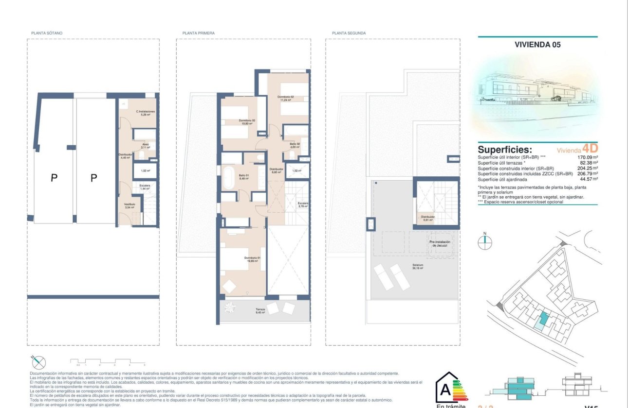 Nieuwbouw Woningen - Town House -
San Juan Alicante - Cabo de las Huertas