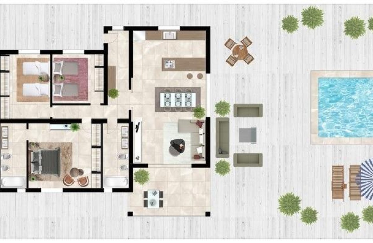 Nieuwbouw Woningen - Villa -
Abanilla - Cañada de la Leña