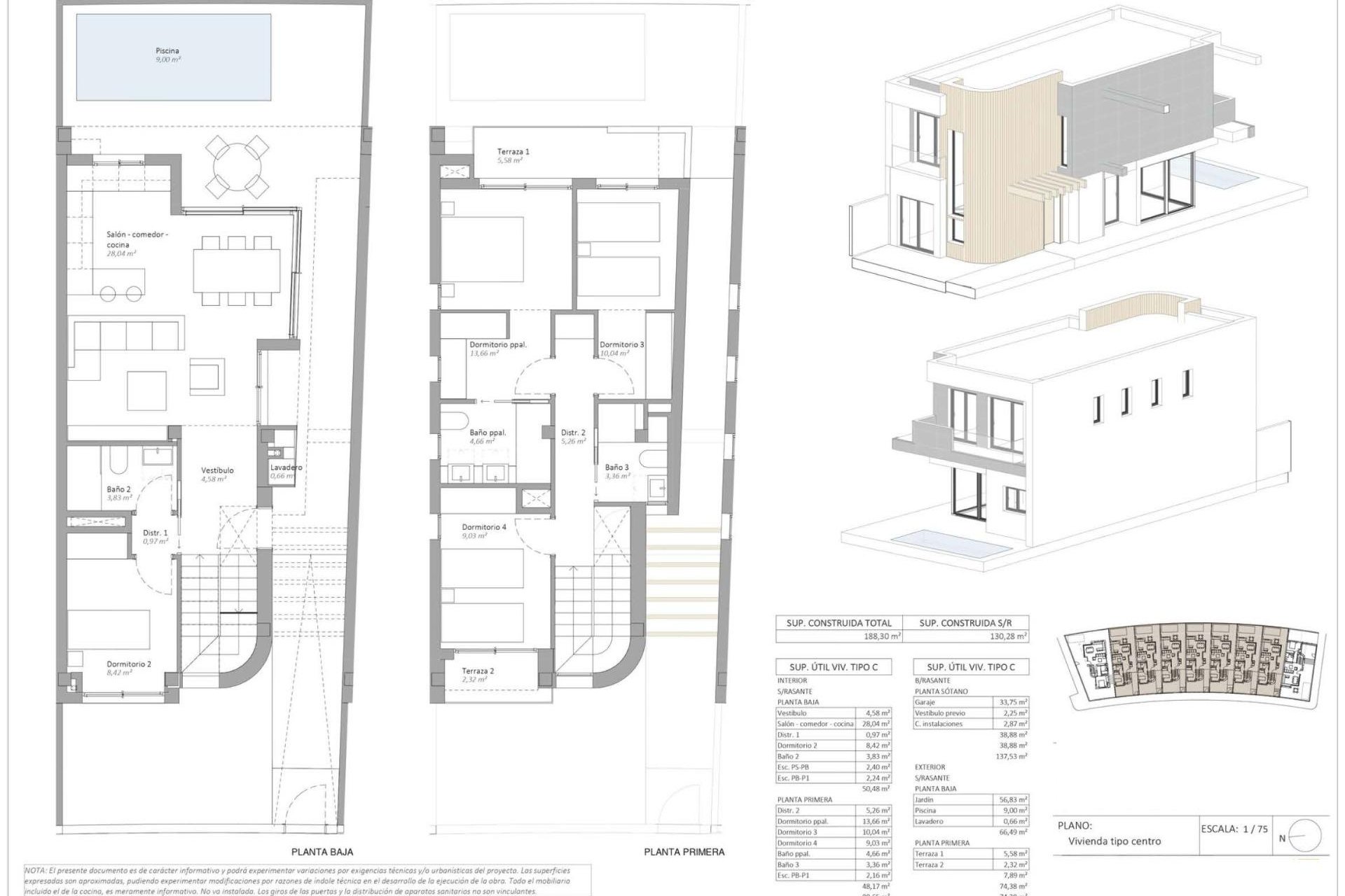 Nieuwbouw Woningen - Villa -
Aguilas - Los Jardines
