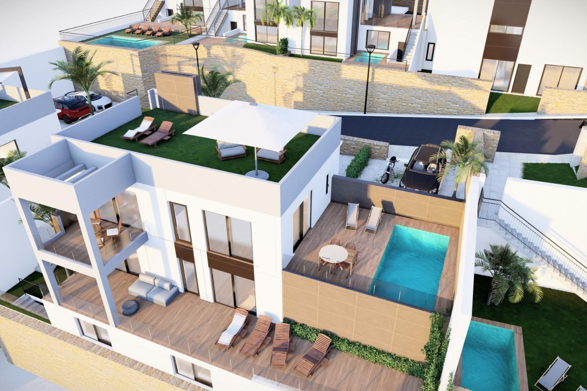 Nieuwbouw Woningen - Villa -
Algorfa - La Finca Golf