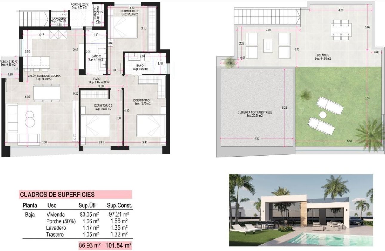 Nieuwbouw Woningen - Villa -
Alhama De Murcia - Condado De Alhama