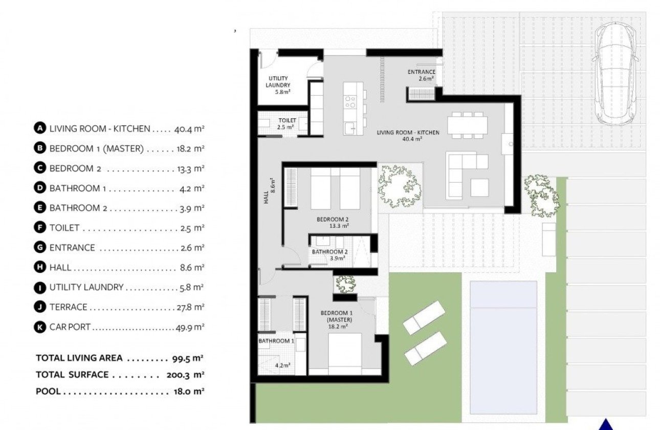 Nieuwbouw Woningen - Villa -
Baños y Mendigo - Altaona Golf And Country Village