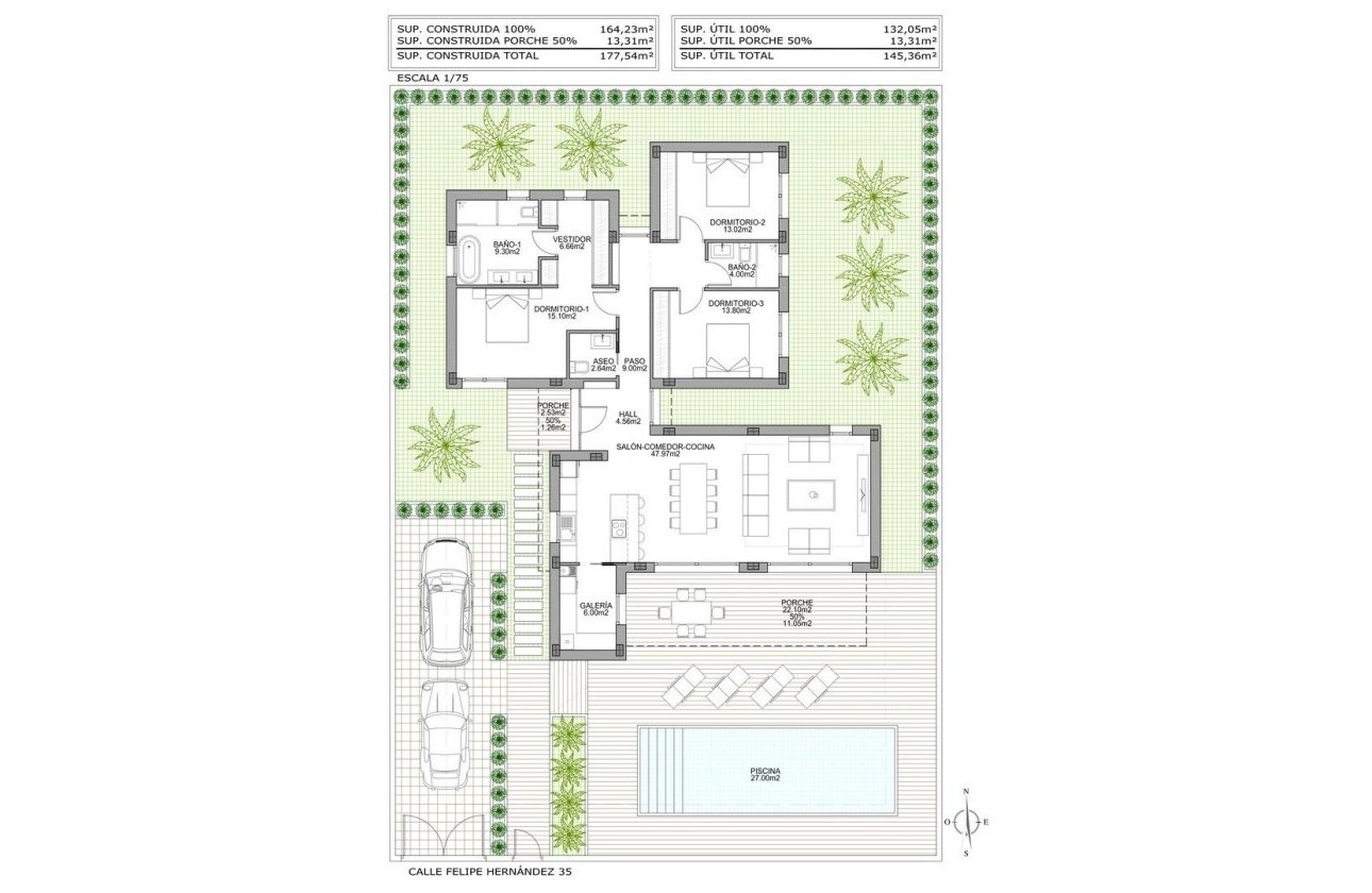 Nieuwbouw Woningen - Villa -
Benijofar - Polideportivo