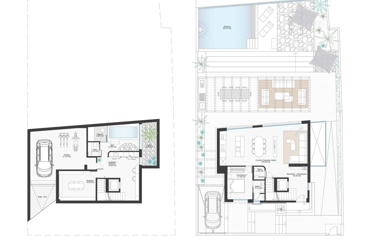 Nieuwbouw Woningen - Villa -
Cabo de Palos - Cala Flores