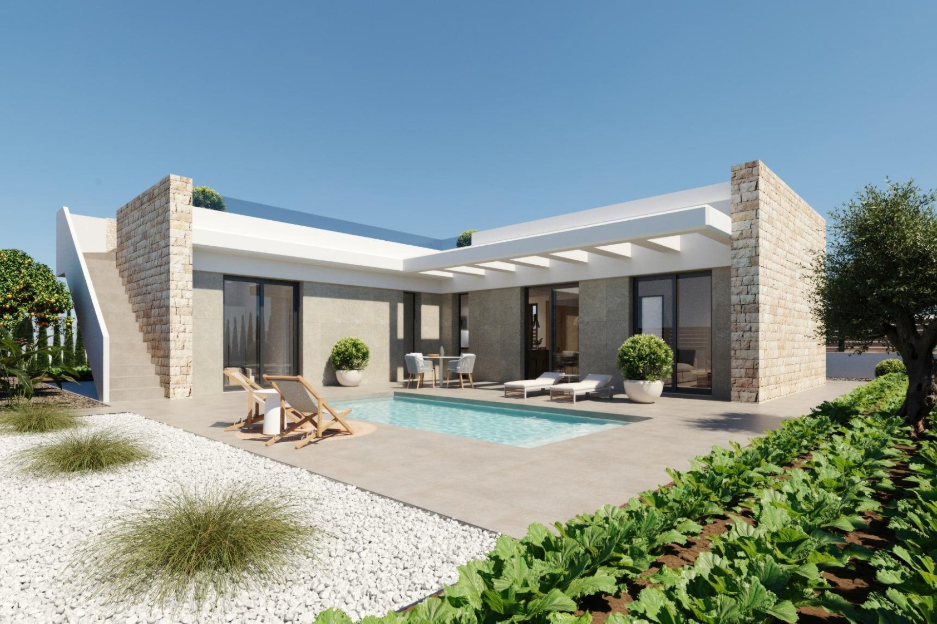 Nieuwbouw Woningen - Villa -
Fuente Álamo - Hacienda del Alamo