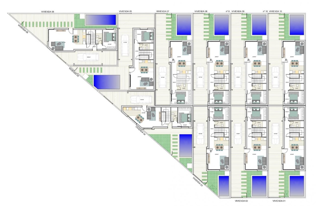 Nieuwbouw Woningen - Villa -
Los Alcazares - La Concha