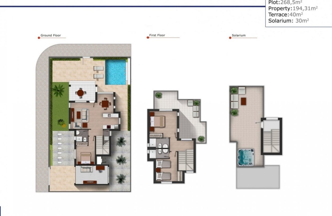 Nieuwbouw Woningen - Villa -
Los Alcazares - Playa Del Espejo