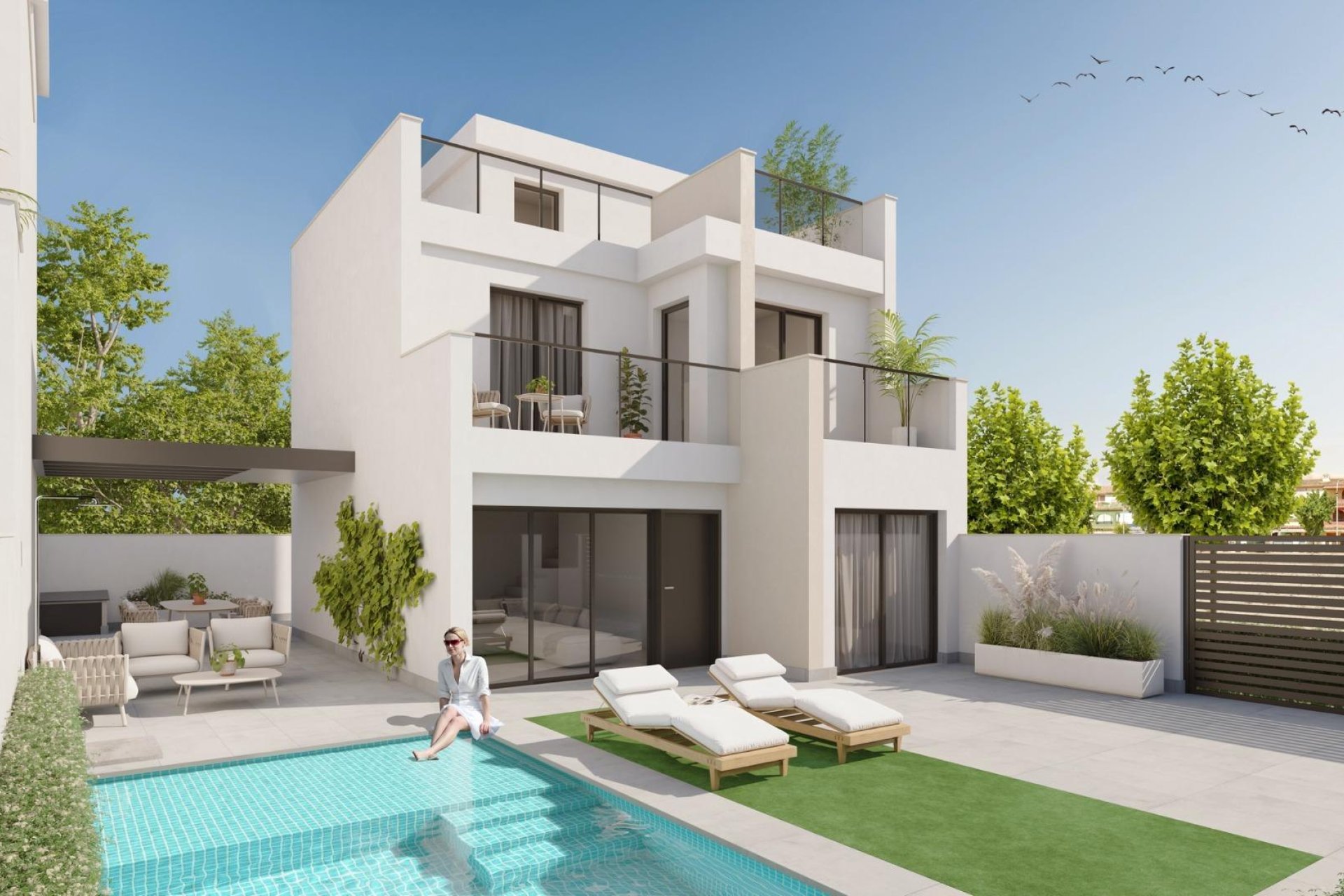 Nieuwbouw Woningen - Villa -
Los Alcazares - Playa la Atascadera