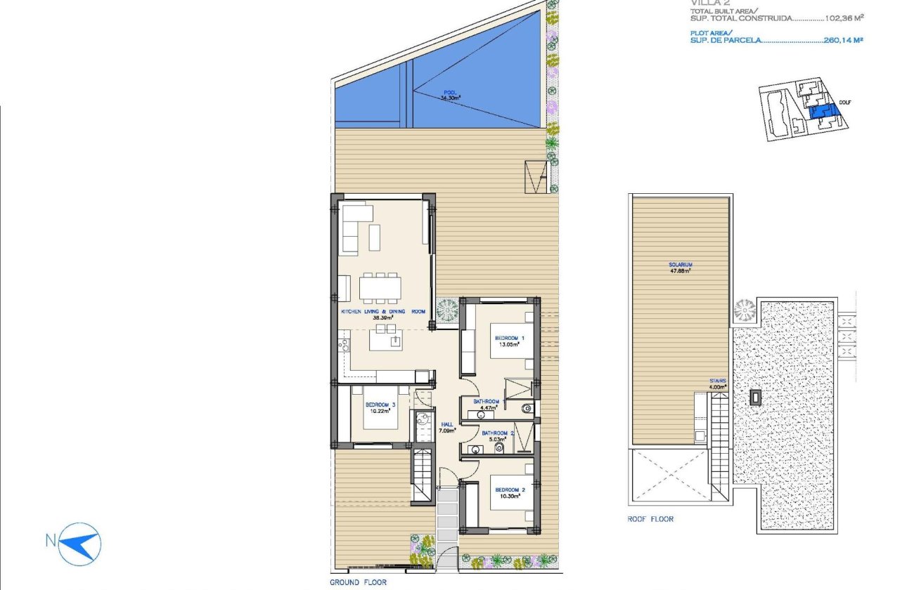 Nieuwbouw Woningen - Villa -
Los Alcazares - Serena Golf