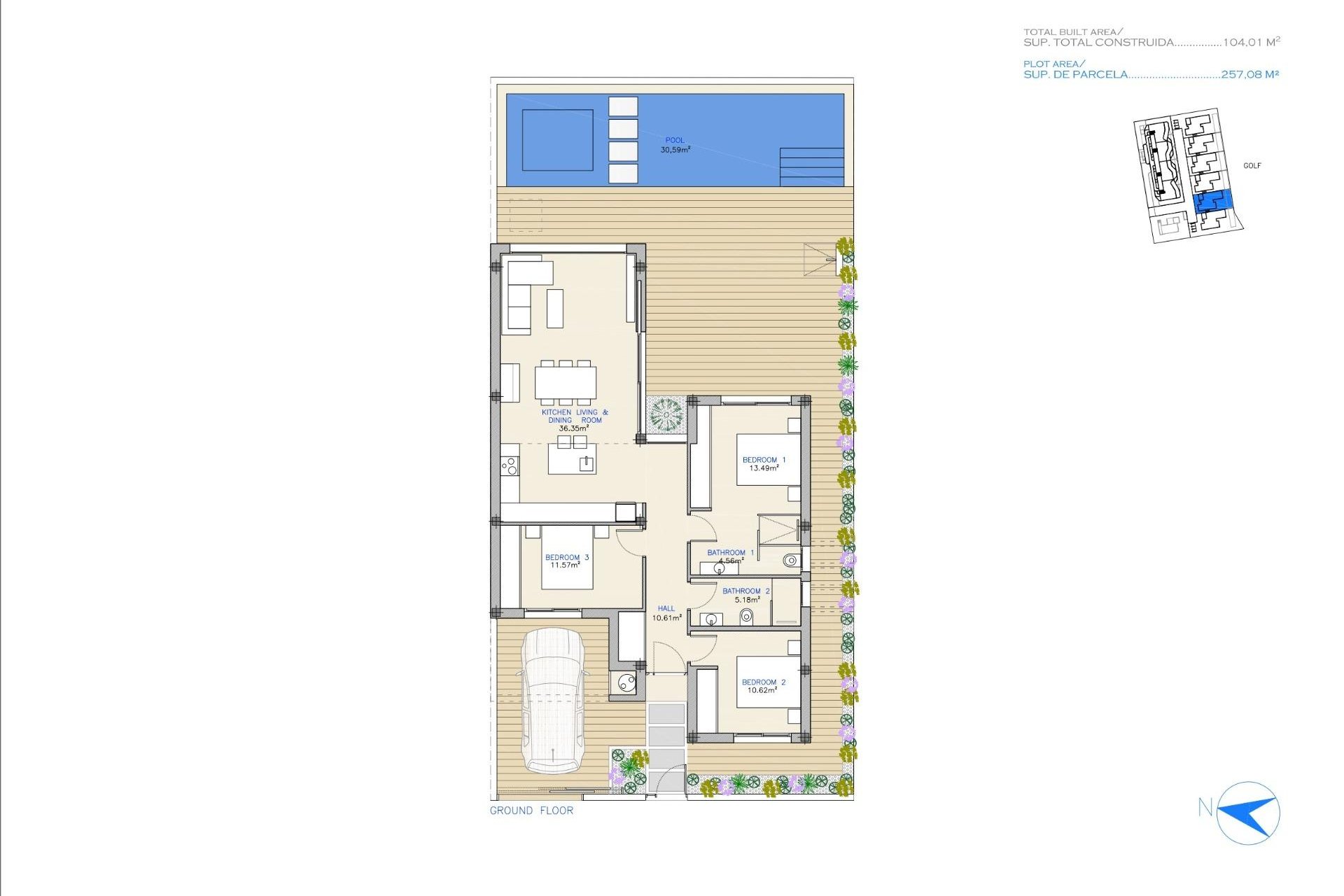 Nieuwbouw Woningen - Villa -
Los Alcazares - Serena Golf