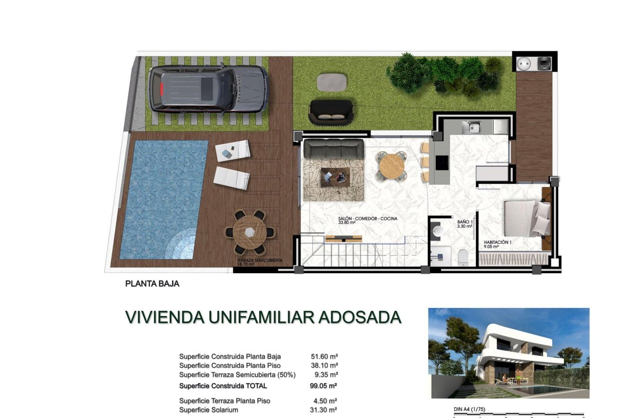 Nieuwbouw Woningen - Villa -
Los Montesinos - La Herrada