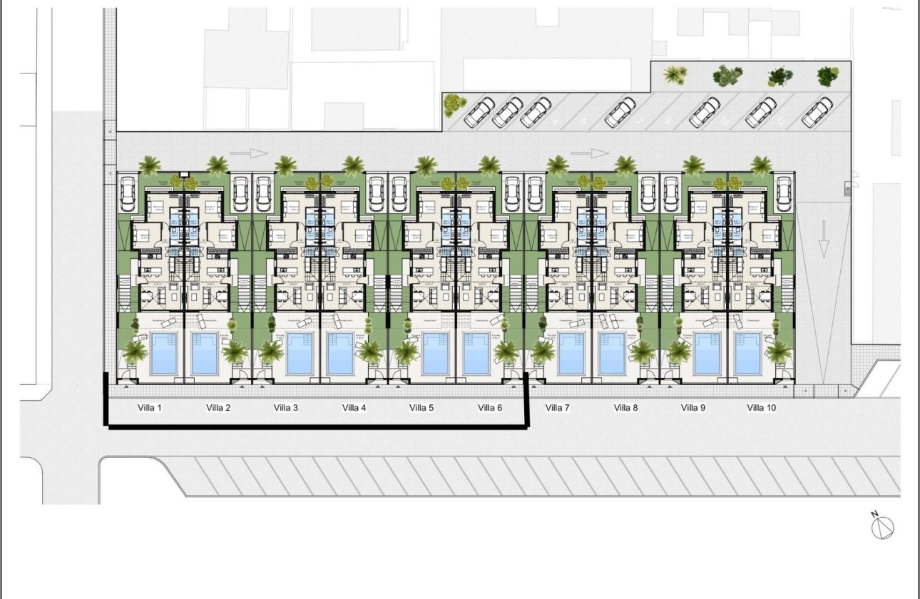 Nieuwbouw Woningen - Villa -
Los Nietos - Centro