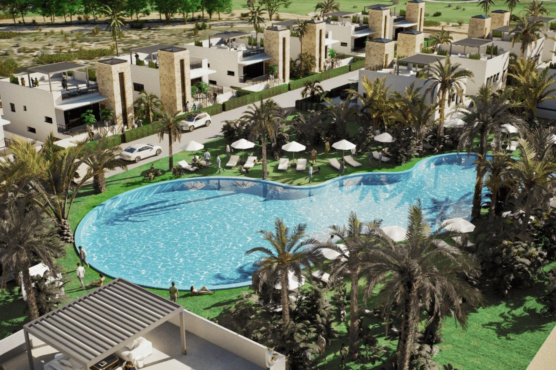 Nieuwbouw Woningen - Villa -
Mazarron - Camposol Golf