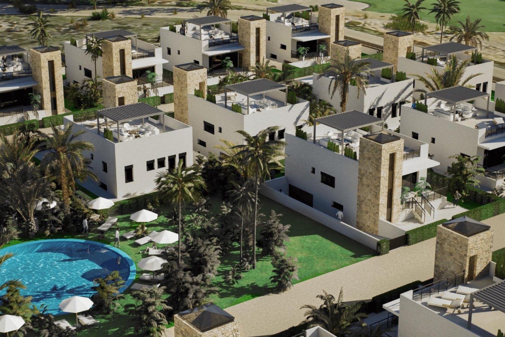 Nieuwbouw Woningen - Villa -
Mazarron - Camposol Golf