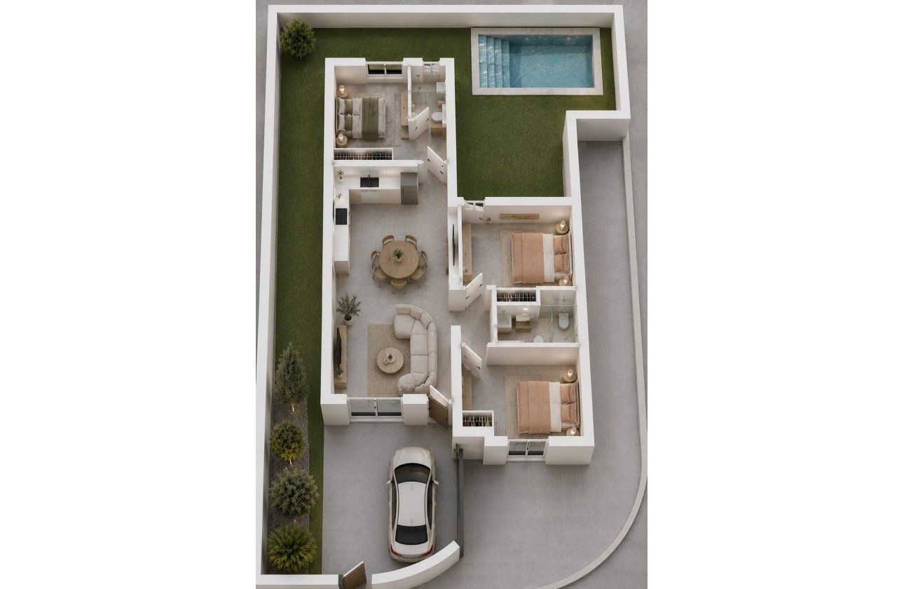 Nieuwbouw Woningen - Villa -
Mazarron - Country Club