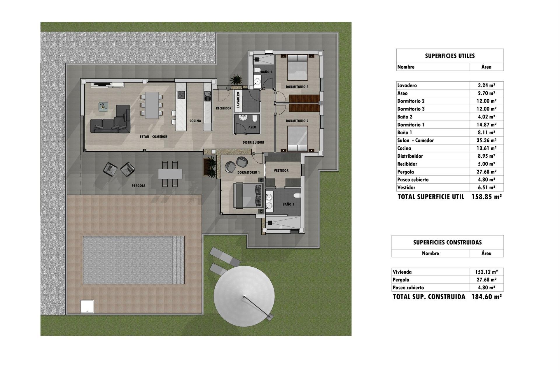 Nieuwbouw Woningen - Villa -
Pinoso - Lel