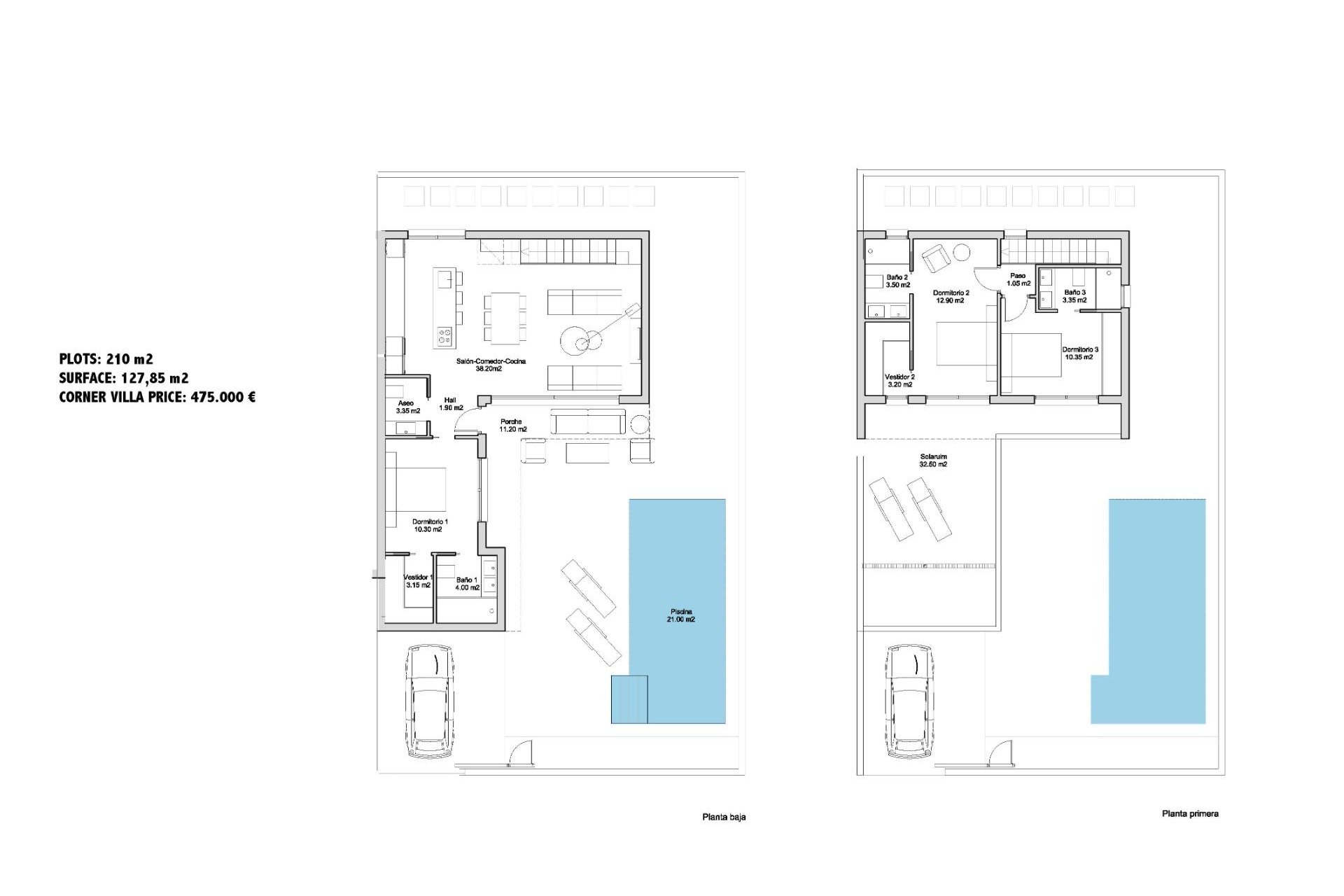 Nieuwbouw Woningen - Villa -
San Javier - Parque de los leones