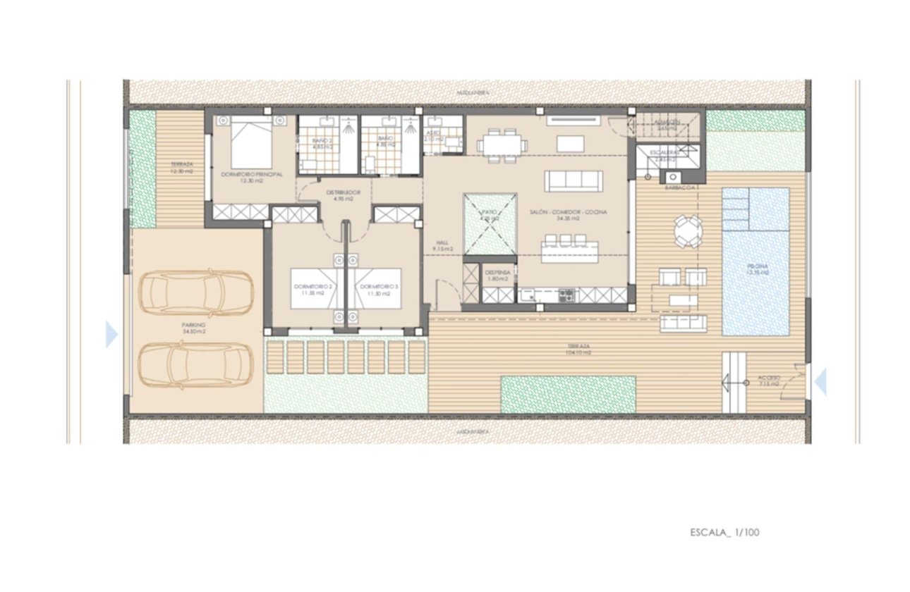 Nieuwbouw Woningen - Villa -
San Juan de los Terreros - Las Mimosas