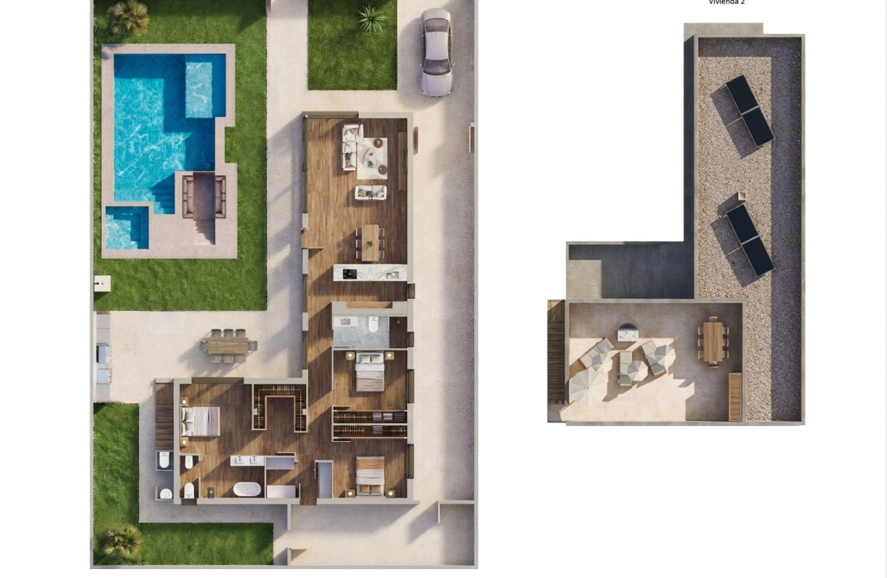 Nieuwbouw Woningen - Villa -
Sucina - pueblo