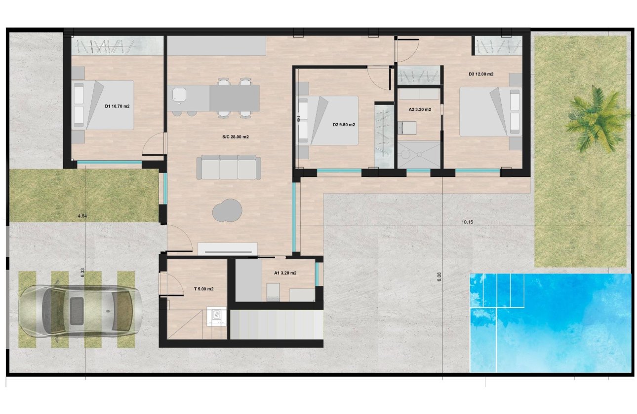 Nieuwbouw Woningen - Villa -
Torre Pacheco - Roldán