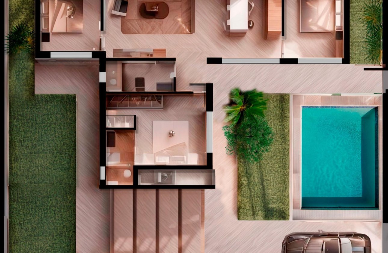 Nieuwbouw Woningen - Villa -
Torre Pacheco - Roldán