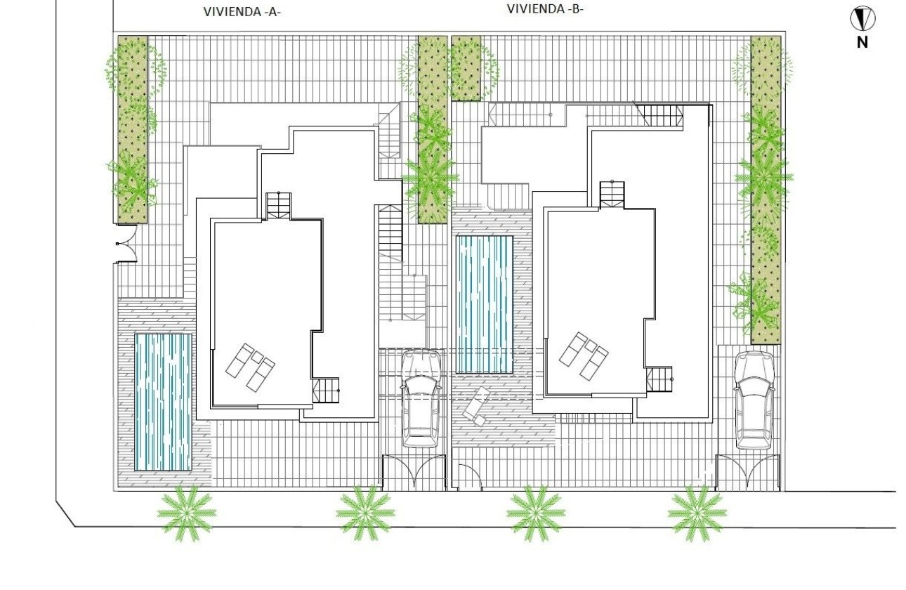 Nieuwbouw Woningen - Villa -
Torrevieja - La Mata Pueblo