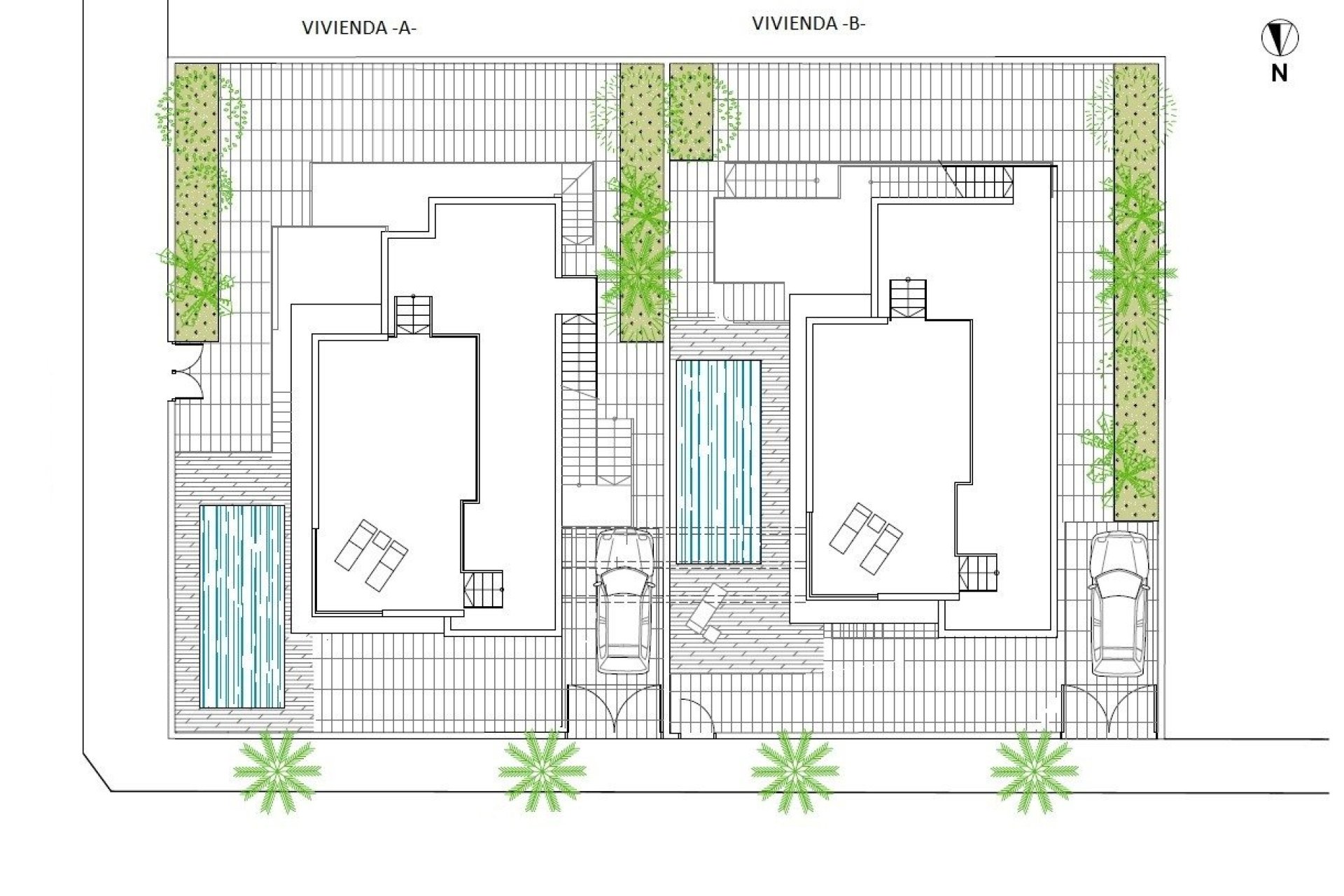 Nieuwbouw Woningen - Villa -
Torrevieja - La Mata Pueblo