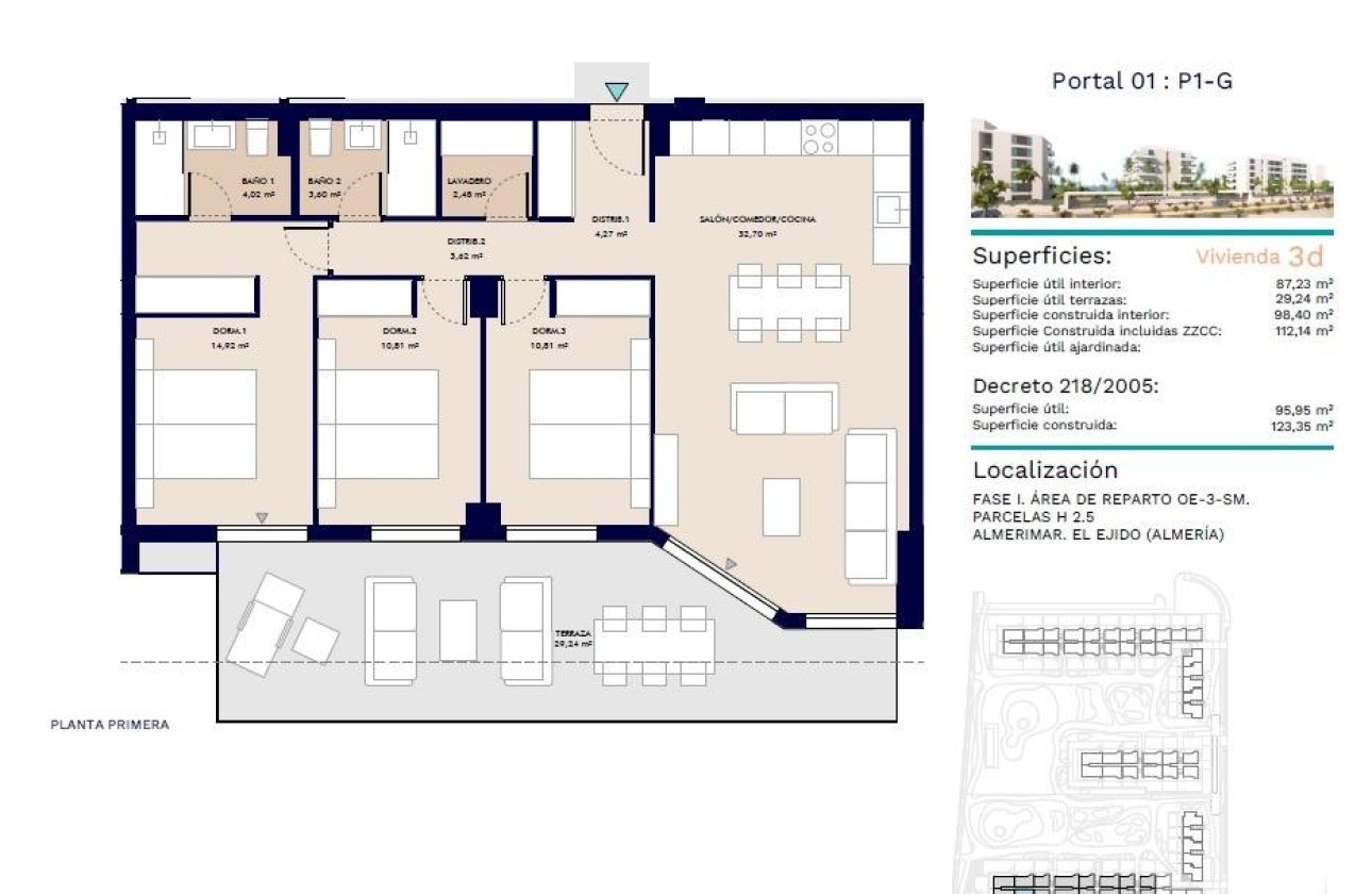 Nouvelle Construction - Appartement -
Almerimar
