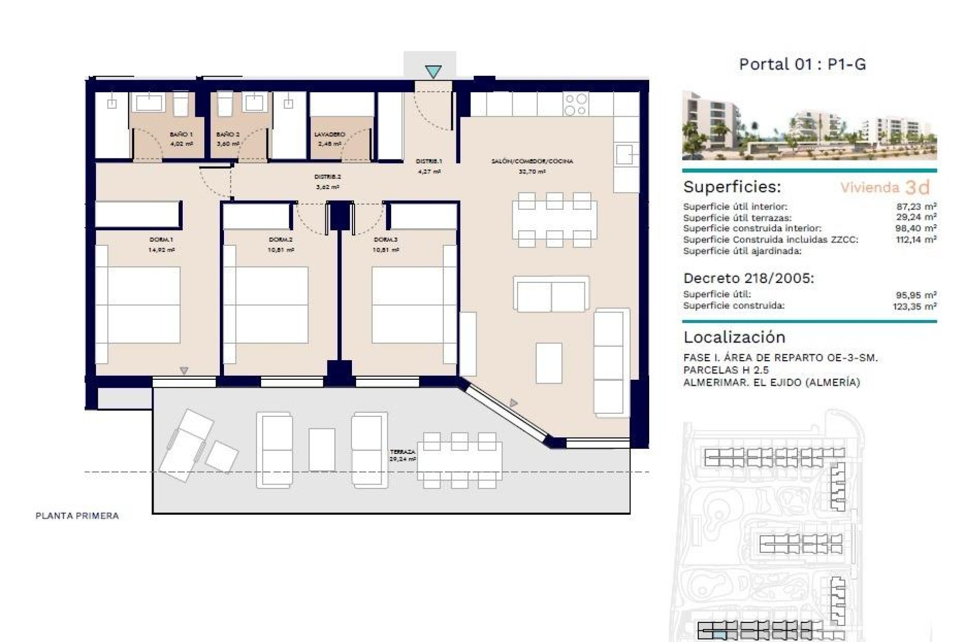Nouvelle Construction - Appartement -
Almerimar
