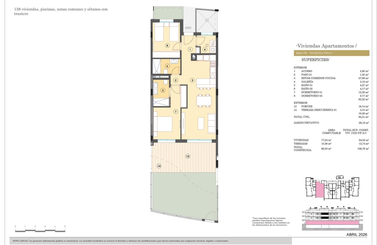 Nouvelle Construction - Appartement -
Finestrat - Campana Garden