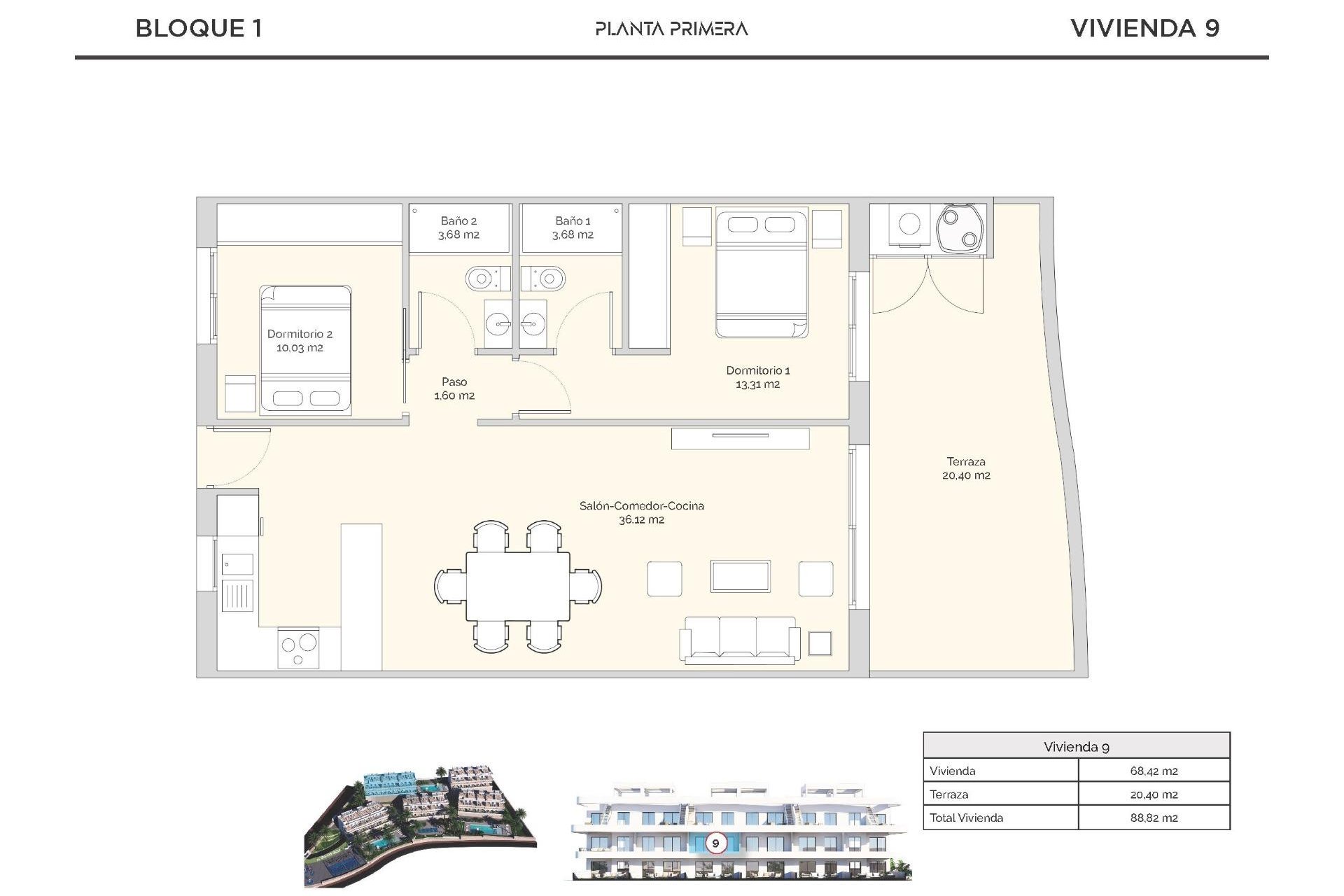 Nouvelle Construction - Appartement -
Finestrat - Puig Campana Golf