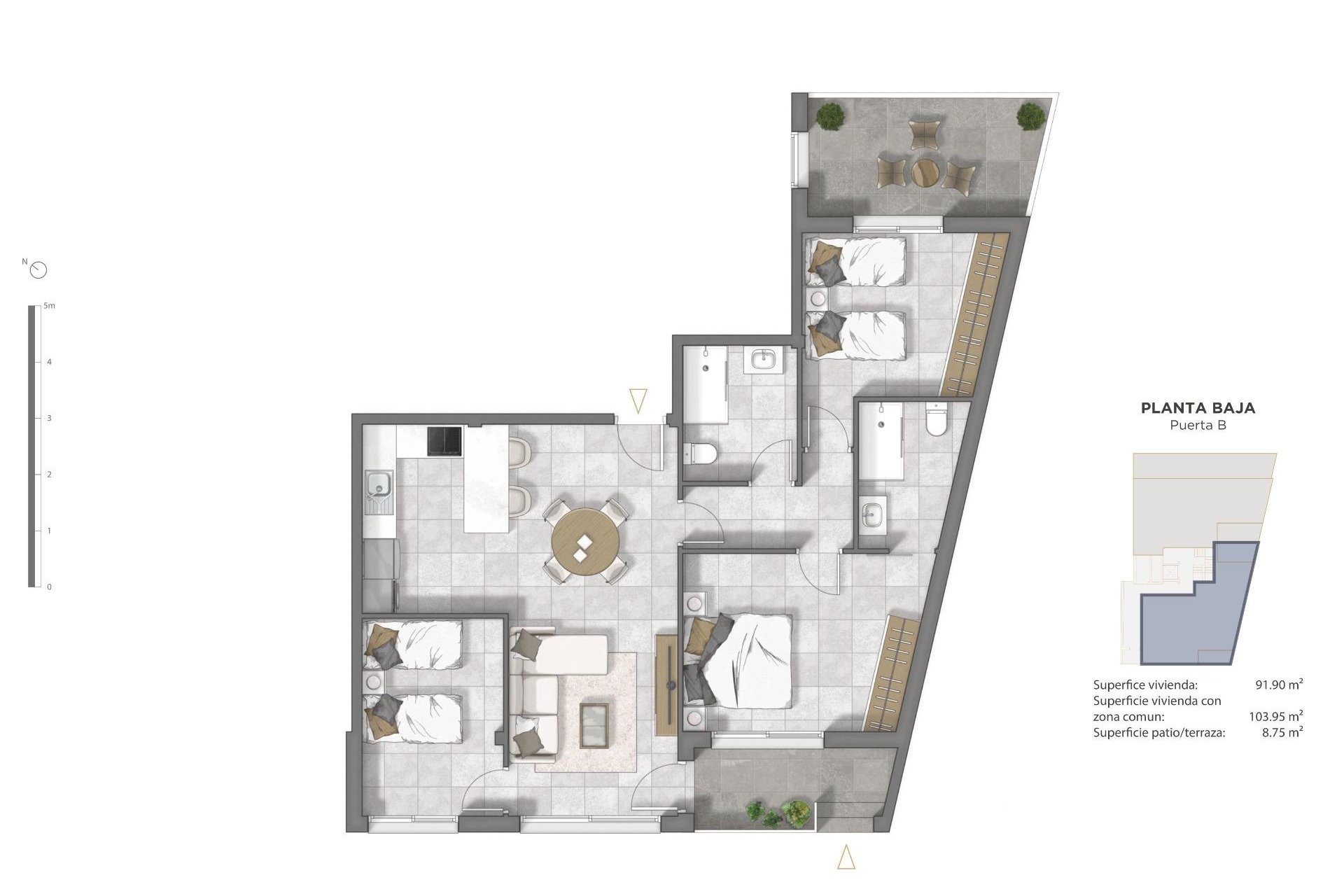 Nouvelle Construction - Appartement -
Guardamar del Segura - Pueblo